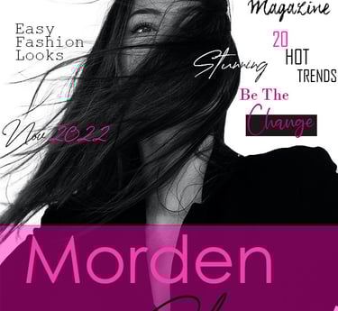 Magazine design created by us