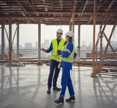 A creative workspace showing a team collaborating on writing and design projects.