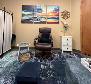 Staci Montgomery's therapy office