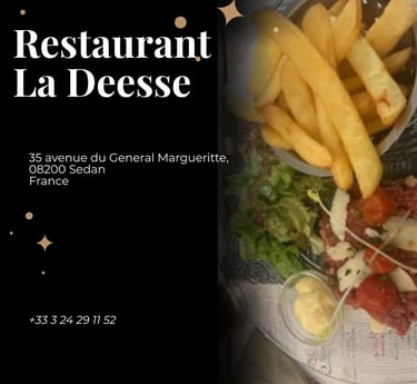 Restaurant la Deesse à Sedan