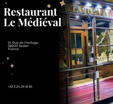 Restaurant Le Médiéval à Sedan