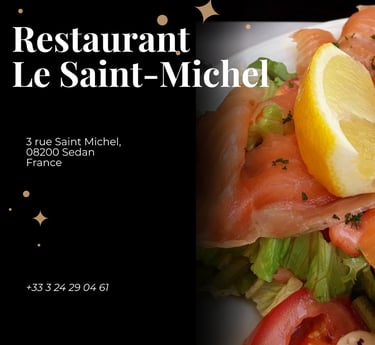Restaurant le Saint michel à Sedan