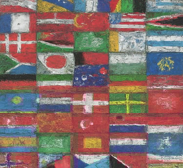 An image of flags