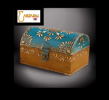 Jewellery box for women hand crafted.