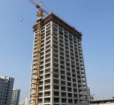 blue and gray high rise building