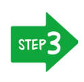 Display image of Step 3 indicating the steps