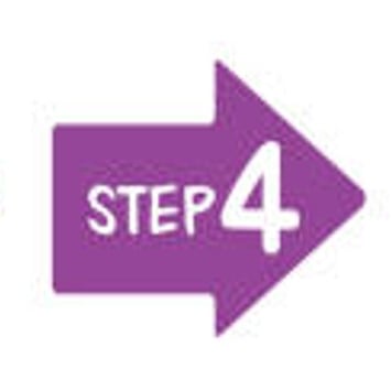Display image of Step 4 indicating the steps