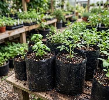 Filling soil in nursery bags for plantation Indore – grow bags by NEW GURUNANAK PLASTIC & PACKAGING