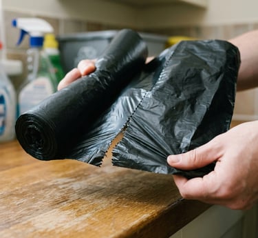 Garbage bag roll tear off usage by NEW GURUNANAK PLASTIC & PACKAGING Indore
