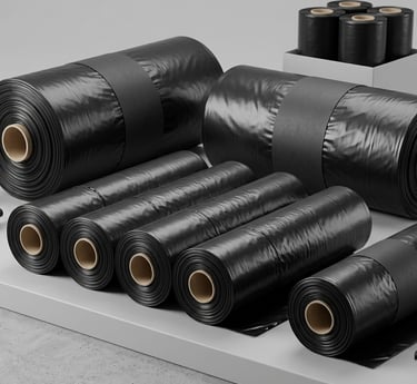Garbage bag rolls different sizes and thickness by NEW GURUNANAK PLASTIC & PACKAGING Indore