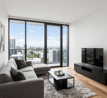 A welcoming, well-maintained home exterior with a PrimeNest Living sign subtly displayed.