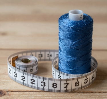 Close-up photo showing exact points on a person’s torso where measurements should be taken, with clear markings.