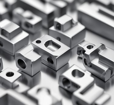 CNC-gefertigte Präzisionsbauteile aus Metall für industrielle Anwendungen und Serienfertigung