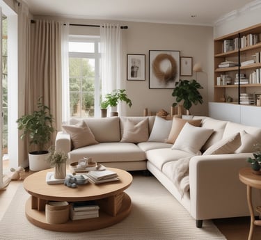 Cozy rental apartment with a welcoming atmosphere and a secure lock on the door.