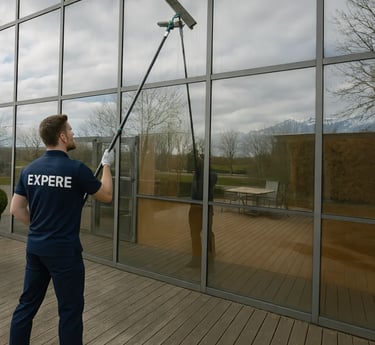 Nettoyage vitres et panneaux solaires à Ornex