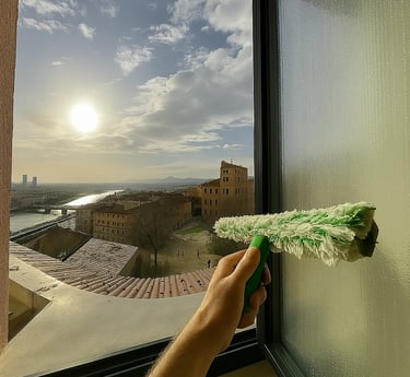 Nettoyage vitres et panneaux solaires à Saint-Genis-Pouilly