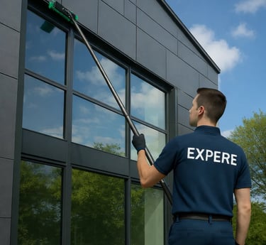 Nettoyage vitres et panneaux solaires à Sergy