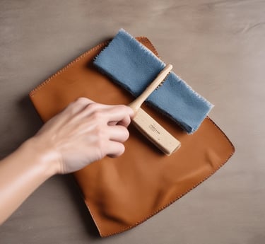 brown leather