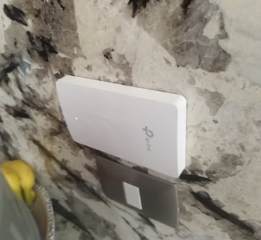 instalacion wifi distribuido Access Points marca Omada by tp-link en casa habitacion Los Mochis