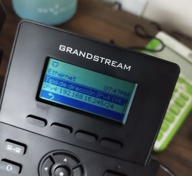 instalacion telefonia voip telefonos grandstream en empresa Los Mochis Sinaloa