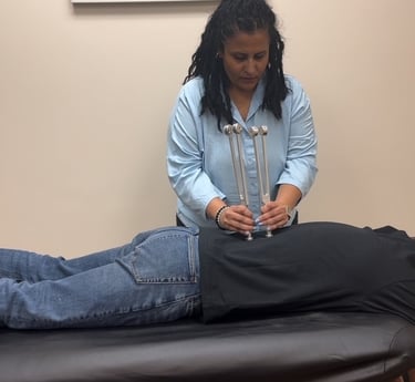 Biofield tuning spine