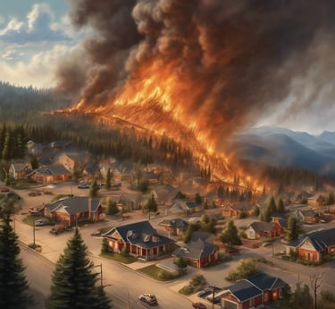 green trees near mountains