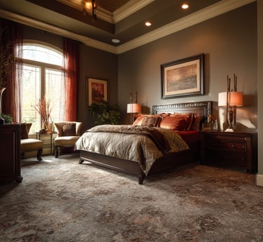 Beautiful carpet installation results by Next Floors LLC in Fulshear Texas home