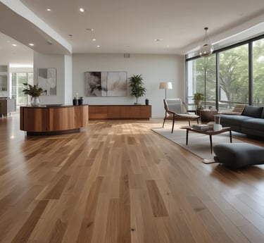 Satisfied Katy family enjoying beautiful new hardwood floors from Next Floors LLC