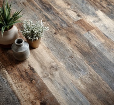 Professional vinyl plank installation by Next Floors LLC certified installer in Katy