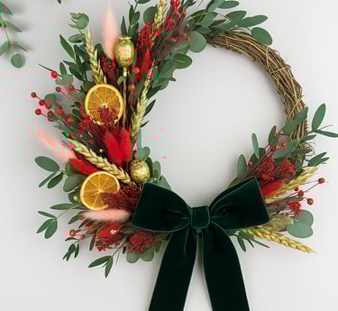 dried Christmas Wreath Workshop
