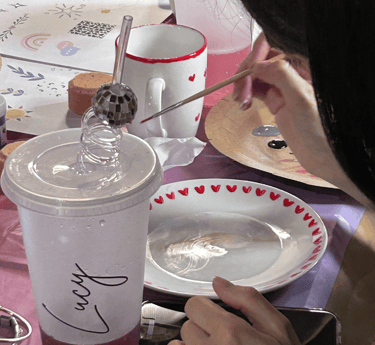 ceramic painting group activity