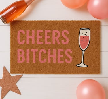 doormat painting hen party