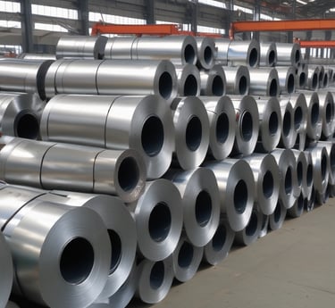 A close up of a bunch of metal objects