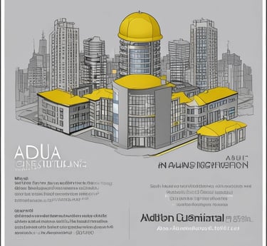 A diverse team collaborating on a construction project.