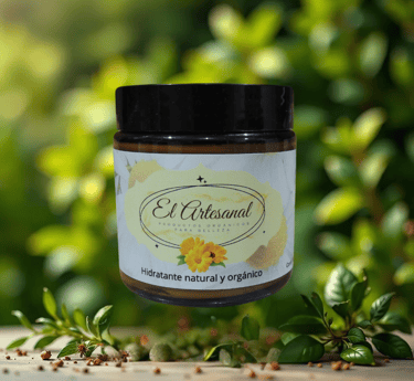 El Artesanal-Frasco-con crema-natural-orgánico 
