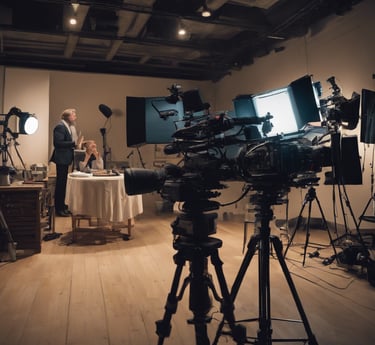 boy in white dress shirt holding silver round tool