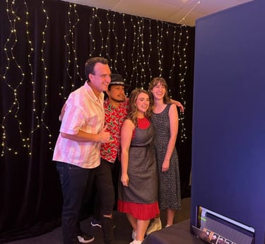 Kiwibooth setup at an event