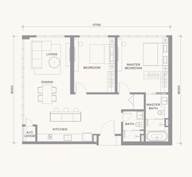 Layout Floor Plan Type J Khaya Residences Bangsar