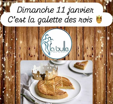 Galette des rois La Bulle Sauna