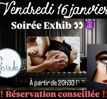 Soirée exhib La Bulle Sauna