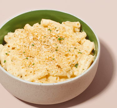 a bowl of macaroni and cheese pasta