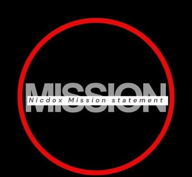 a black and white logo with the words, mission mission mission mission mission mission mission