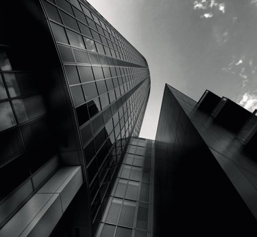 Nowoczesny wieżowiec będący siedzibą firmy Weihs International.