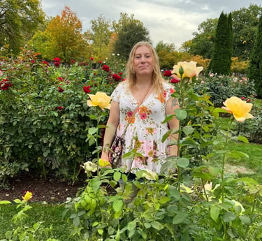 Misty in the Boise Rose Garden