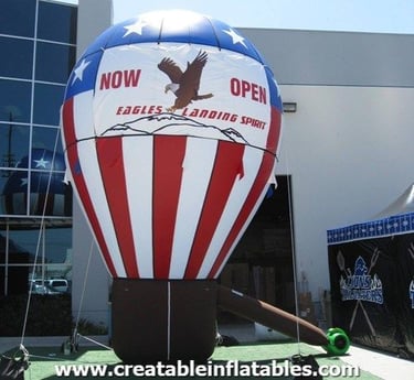 now open inflatable display
