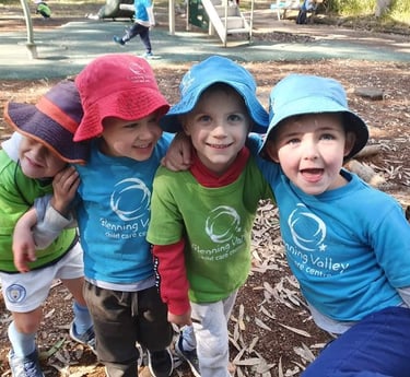 children playing together