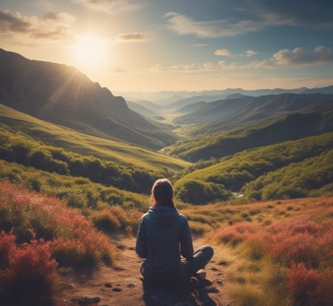 A letter board displays the words 'BIPOLAR DISORDER' surrounded by scattered letters. Nearby, there is a clipboard with a blank sheet of paper and a pencil, accompanied by a cup of black coffee. Three photographs show different facial expressions, and a small potted plant is visible. The surface is textured in a neutral tone.