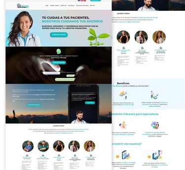 Resultado del copywriting en el nuevo sitio web del cliente.