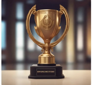 Sewaingame Studio gold trophy for award winning interactive game solutions