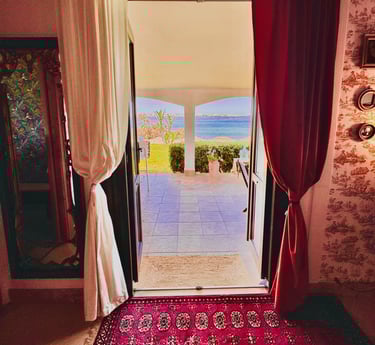 Sea view from luxury villa in Sicily overlooking Ortigia